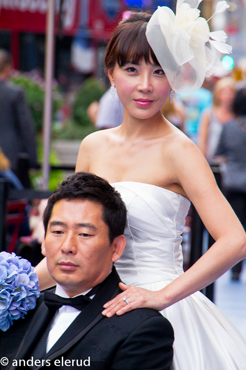Bride at Time Square