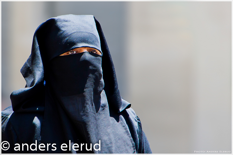 Lady in nihab